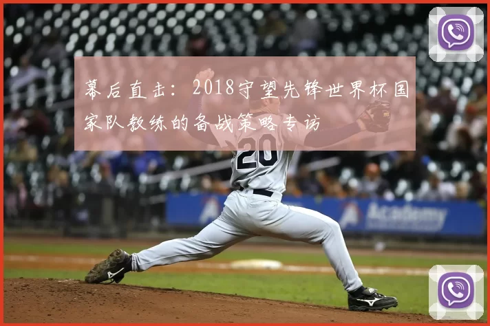 幕后直击：2018守望先锋世界杯国家队教练的备战策略专访